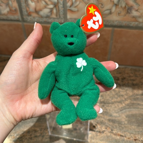 Ty Beanie Babies Erin 1997 with Teanie Baby - Picture 8 of 11